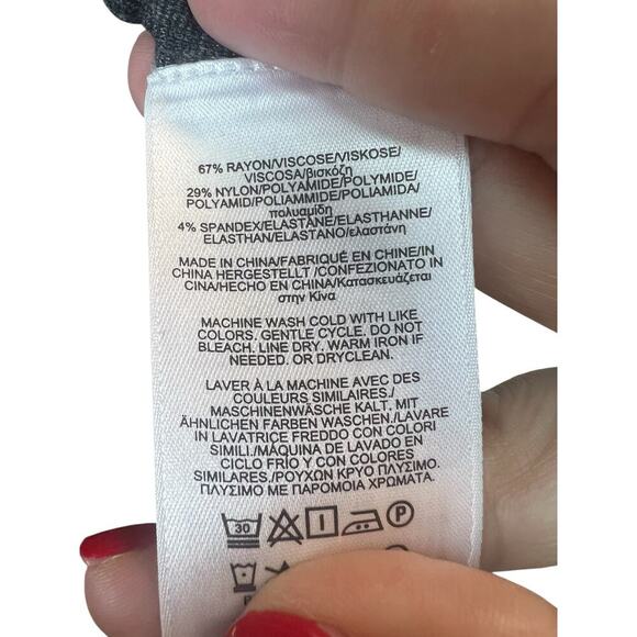 Brooks Brothers Women's Sleeveless Dark Gray Collared Buttoned Shirt Dress - Picture 6 of 10